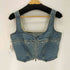 メゾンスペシャル MAISON SPECIAL Studs Denim Bustier レディース FREE