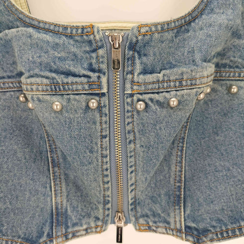 メゾンスペシャル MAISON SPECIAL Studs Denim Bustier レディース FREE