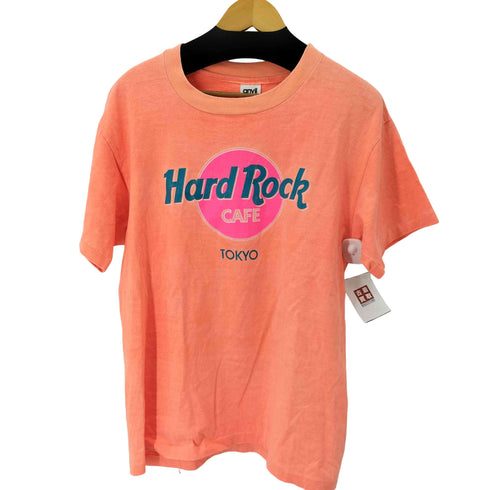 ハードロックカフェ Hard Rock Cafe USA製 anvilボディ TOKYO / SAVE THE PLANET Tシャツ ネオン 袖&裾シングル メンズ ONE SIZE