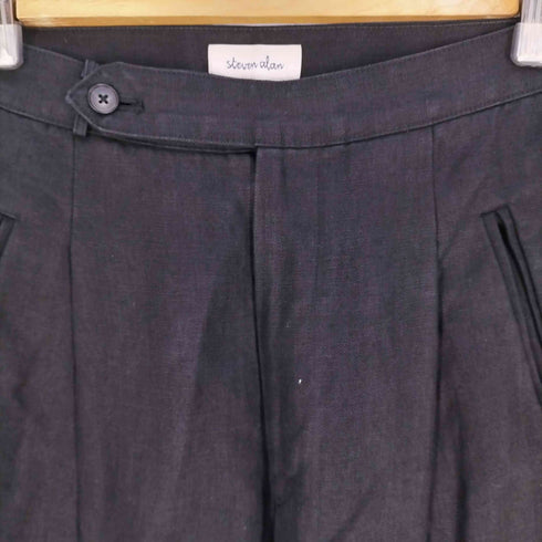 スティーブンアラン Steven Alan 1タック リネン テーパードパンツ メンズ JPN:M