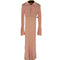 メゾンスペシャル MAISON SPECIAL Sheer Knit Polo Shirt Maxidresses レディース JPN:38