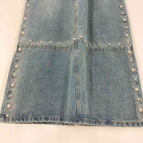 メゾンスペシャル MAISON SPECIAL Studs Denim Skirt レディース JPN:38