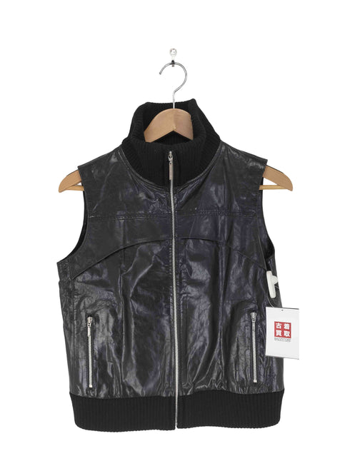コムサ COMME CA ゴートレザージップベスト Y2K レディース 11