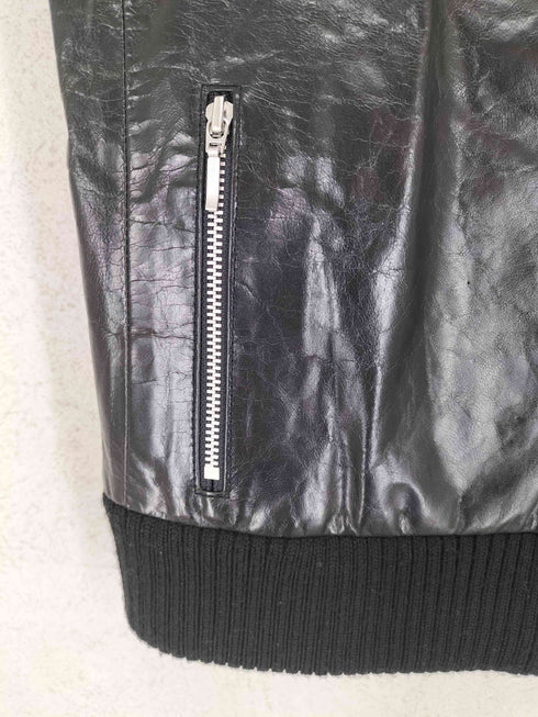 コムサ COMME CA ゴートレザージップベスト Y2K レディース 11