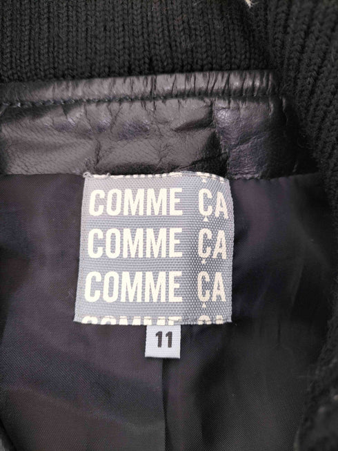 コムサ COMME CA ゴートレザージップベスト Y2K レディース 11