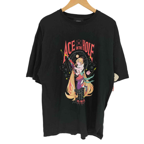 REJECT キャラクター グラフィック プリント 侵略 誤射 Tシャツ メンズ JPN:XL