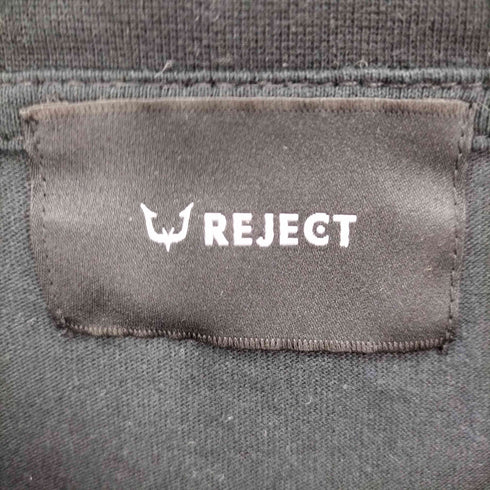 REJECT キャラクター グラフィック プリント 侵略 誤射 Tシャツ メンズ JPN:XL