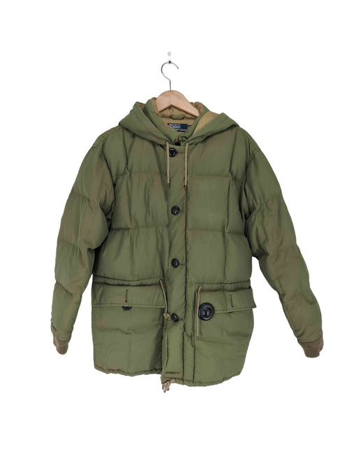 ポロバイラルフローレン Polo by RALPH LAUREN 玉虫色 カラコラム ダウンジャケット メンズ L