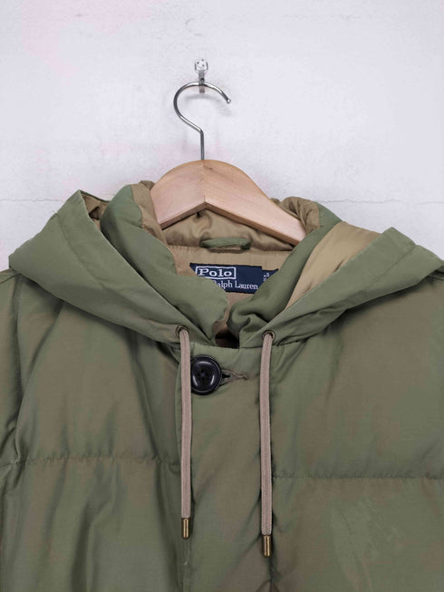 ポロバイラルフローレン Polo by RALPH LAUREN 玉虫色 カラコラム ダウンジャケット メンズ L