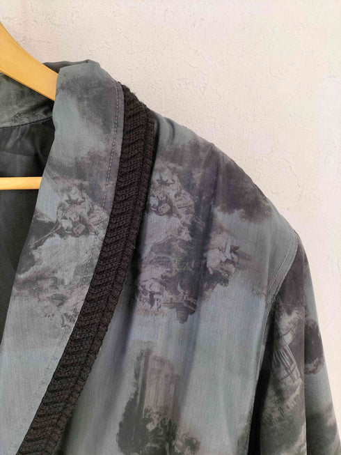 KIKOSHI パワーショルダー グラフィックプリント ダブルボタンジャケット メンズ JPN:L