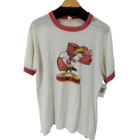 STONY CREEK USA製 BASELINE BUMS / BUDLIGHT リンガー Tシャツ メンズ import:XL