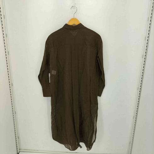 アナイ ANAYI ロング シアー シャツワンピース レディース 36