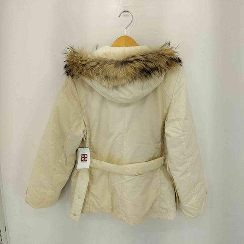 マックスマーラウィーケンドライン Max Mara WEEKEND LINE ファー ベルテッド 中綿 パファージャケット レディース J:36