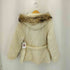 マックスマーラウィーケンドライン Max Mara WEEKEND LINE ファー ベルテッド 中綿 パファージャケット レディース J:36