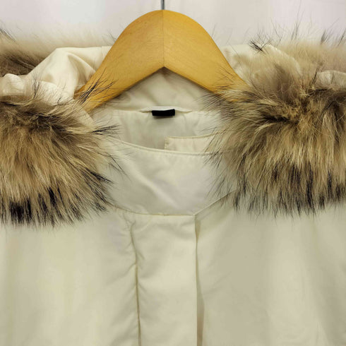 マックスマーラウィーケンドライン Max Mara WEEKEND LINE ファー ベルテッド 中綿 パファージャケット レディース J:36