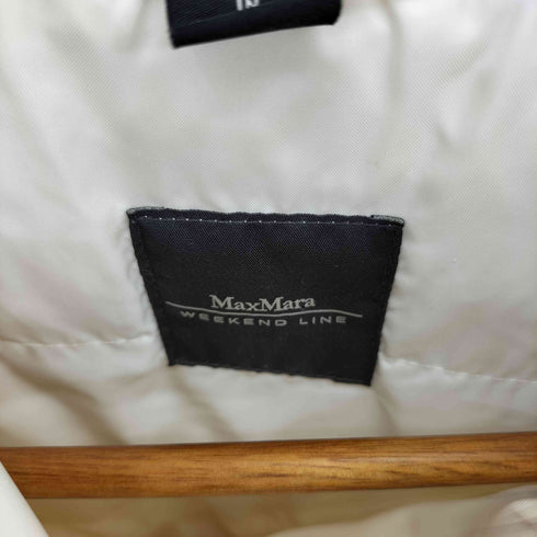 マックスマーラウィーケンドライン Max Mara WEEKEND LINE ファー ベルテッド 中綿 パファージャケット レディース J:36