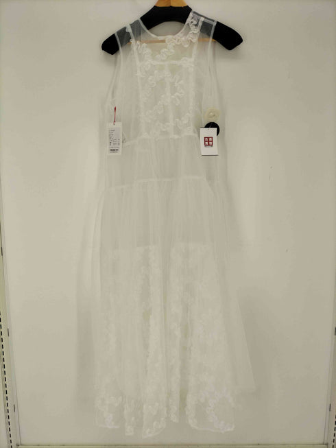メゾンスペシャル MAISON SPECIAL 2way Tulle Layered Dress レディース FREE