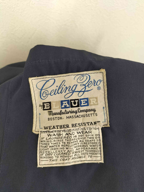 ユーエスエアーフォース U.S. AIR FORCE 60〜 70S SCIVILジップ CEILING ZERO BY BLAUER メンズ 42L