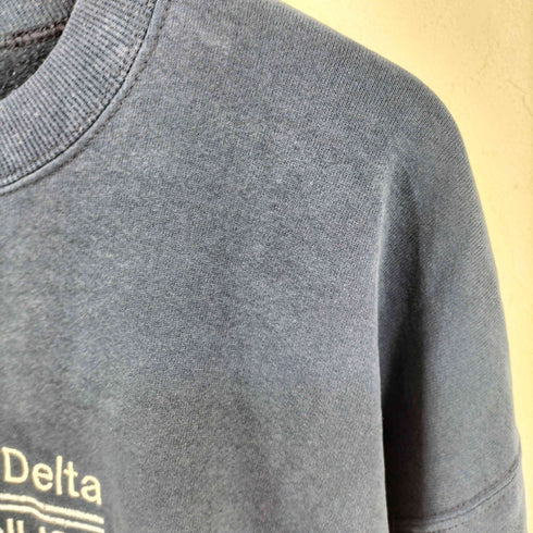 ラッセルアスレチック RUSSELL ATHLETIC 90S USA製 前V 刺繍 クルーネック スウェット メンズ import:XL