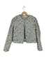 ザラ ZARA スパンコールクロップドジャケット レディース S