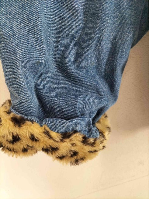 KOMITOR オーバーサイズボアデニムコート メンズ