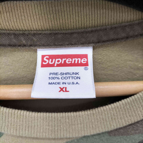 シュプリーム Supreme Who The Fuck Tee カモ メンズ import:XL