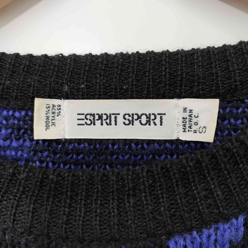 ESPRIT SPORT 総柄 アクリルウールニット メンズ import:S