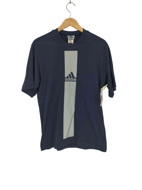 アディダス adidas 00s 万国旗タグ フロントプリントクルーネックTシャツ メンズ M