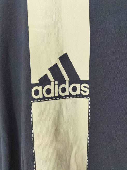 アディダス adidas 00s 万国旗タグ フロントプリントクルーネックTシャツ メンズ M