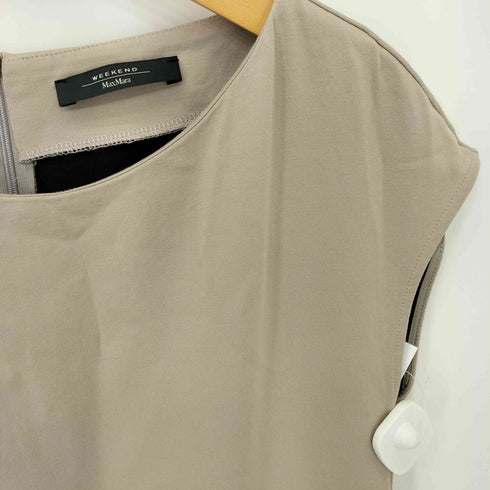 マックスマーラウィークエンド MAX MARA WEEKEND ビスコース ノースリーブ ワンピース レディース import:L