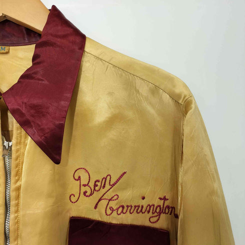 60-70s vintage BOWLER’S 棒タロン フリーメイソン シュライナー サテンジャケット スカシャツ メンズ import:M