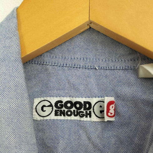 グッドイナフ GOODENOUGH 90S 裾刺繍 初期タグ コットン L/S シャツ メンズ JPN:S
