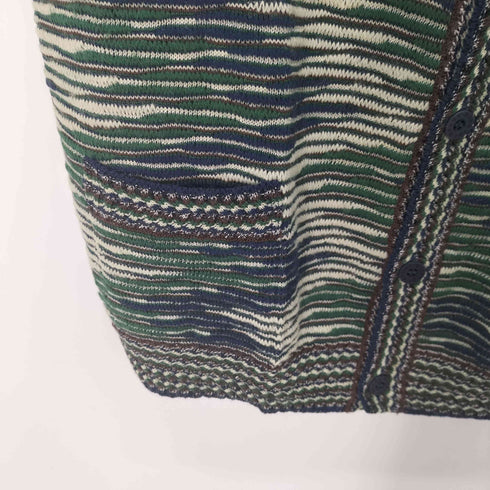 ミッソーニ MISSONI MADE IN ITALY マルチカラー ウール混 ニットベスト メンズ 52