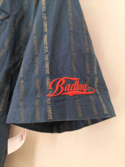 バッドボーイ BADBOY ロゴプリント1ポケットシャツ メンズ M