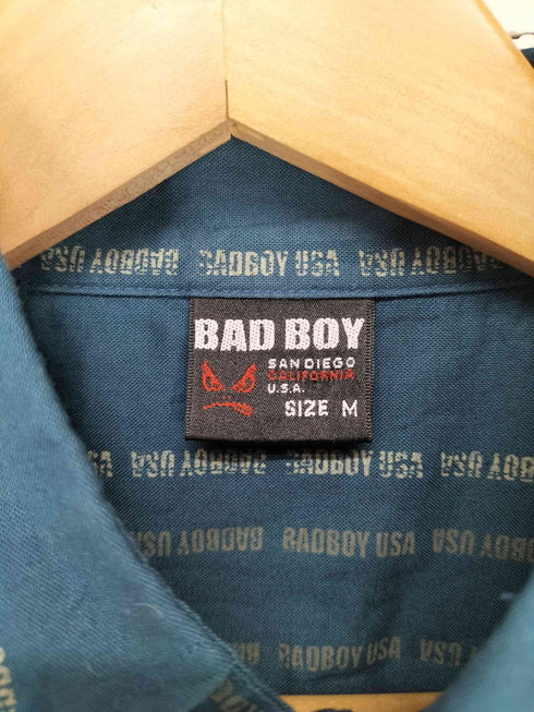 バッドボーイ BADBOY ロゴプリント1ポケットシャツ メンズ M
