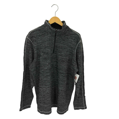 エディーバウアー Eddie Bauer ハーフジップ コットンポリ プルオーバー ハイネック ニット メンズ TL