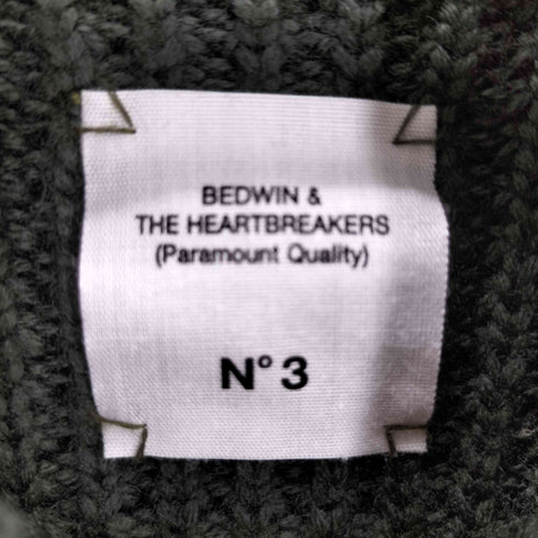 ベドウィンアンドザハートブレイカーズ BEDWIN&THE HEARTBREAKERS ウールハイネックニット メンズ