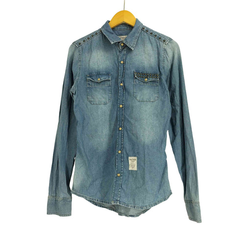 Fred Mello スタッズ デニム L/S シャツ メンズ