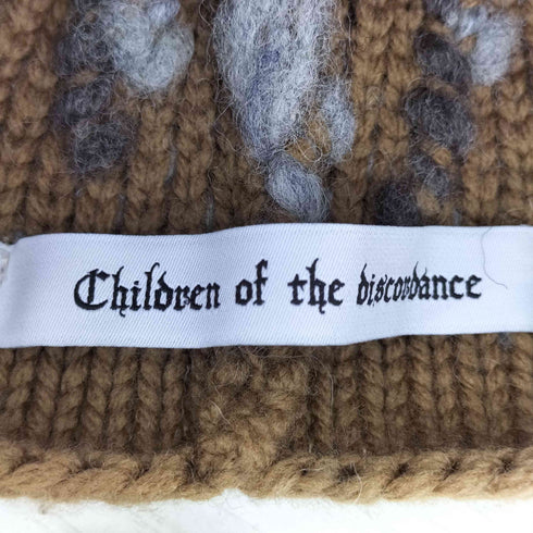 チルドレンオブザディスコーダンス Children of the discordance 5G HAND EMBROIDERY NATIVE KNIT CAP メンズ ONE SIZE
