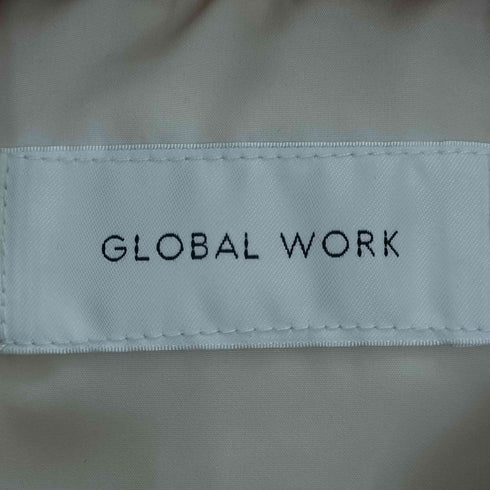 グローバルワーク GLOBAL WORK ウツクシルエット撥水ダウンフードブルゾン レディース JPN:M