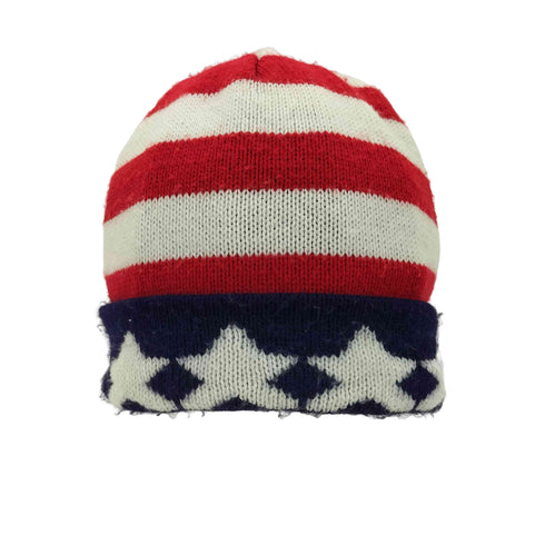 ニューヨークハット NEWYORK HAT&CAP CO. USA製 星条旗 アクリルニット ビーニー メンズ