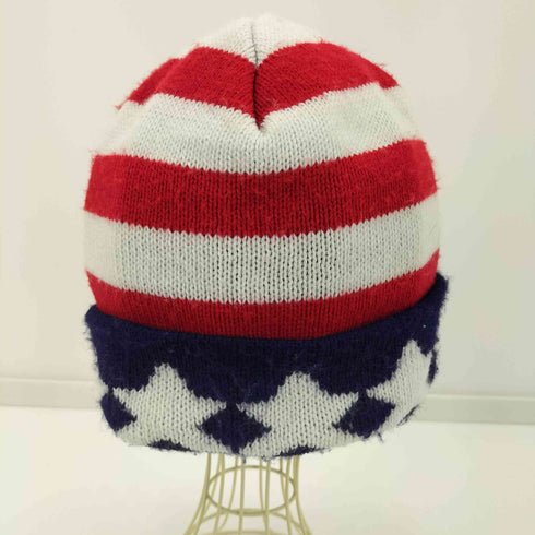 ニューヨークハット NEWYORK HAT&CAP CO. USA製 星条旗 アクリルニット ビーニー メンズ