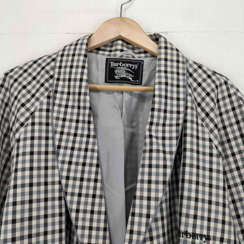 バーバリーズ BURBERRYS チェック柄ガウンコート レディース M