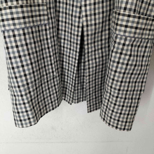 バーバリーズ BURBERRYS チェック柄ガウンコート レディース M