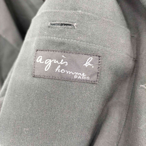 アニエスベーオム Agnes b.homme フランス製 コットン 3B テーラードジャケット メンズ FR:48