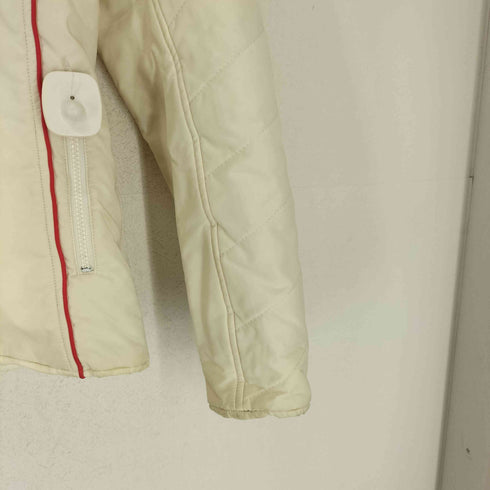 アディダス adidas 80s- トレフォイル刺繍ダブルジップ中綿ジャケット レディース O