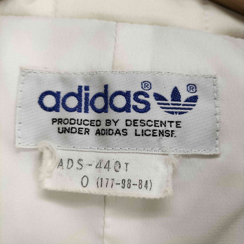アディダス adidas 80s- トレフォイル刺繍ダブルジップ中綿ジャケット レディース O