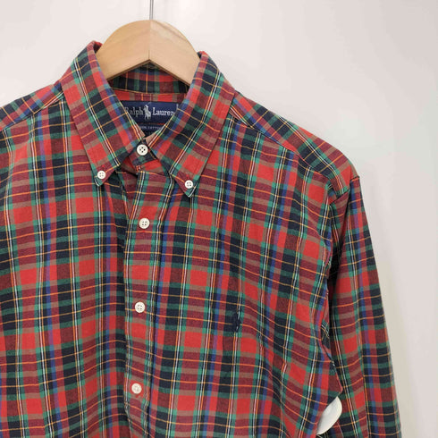 ラルフローレン RALPH LAUREN チェック柄 ボタンダウンシャツ メンズ JPN:M