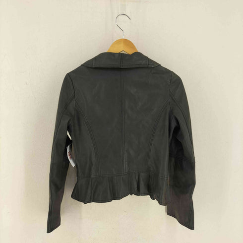 コーザノストラ cosa-nostra ラムレザー フリルデザインジャケット レディース JPN:40