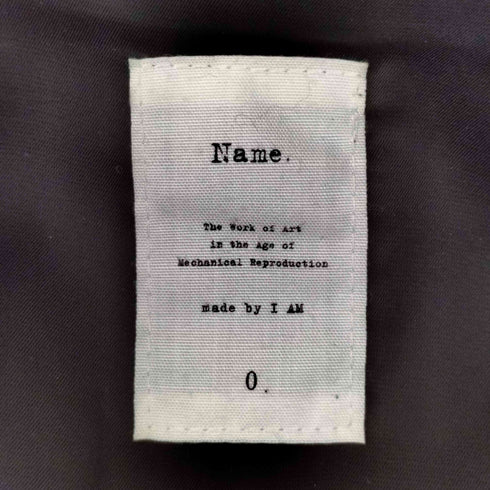 ネーム Name. HORSE HIDE JACKET ダブルライダースジャケット メンズ JPN:0